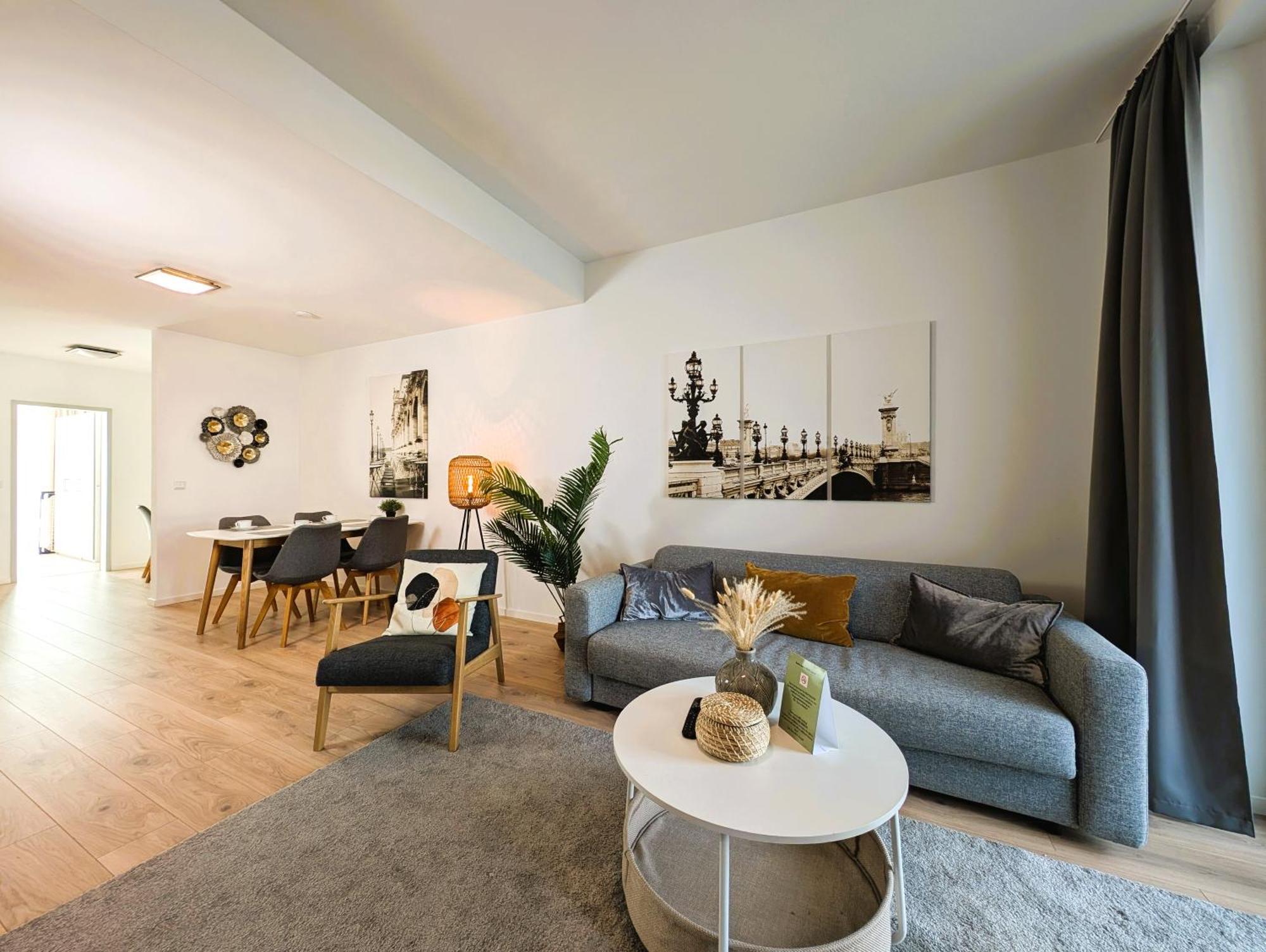Bohnapartments - Nordkap-Suiten - Gratis Parkplatz - Moderner Neubau - Erdgeschoss - Fussbodenheizung Erfurt Exterior photo