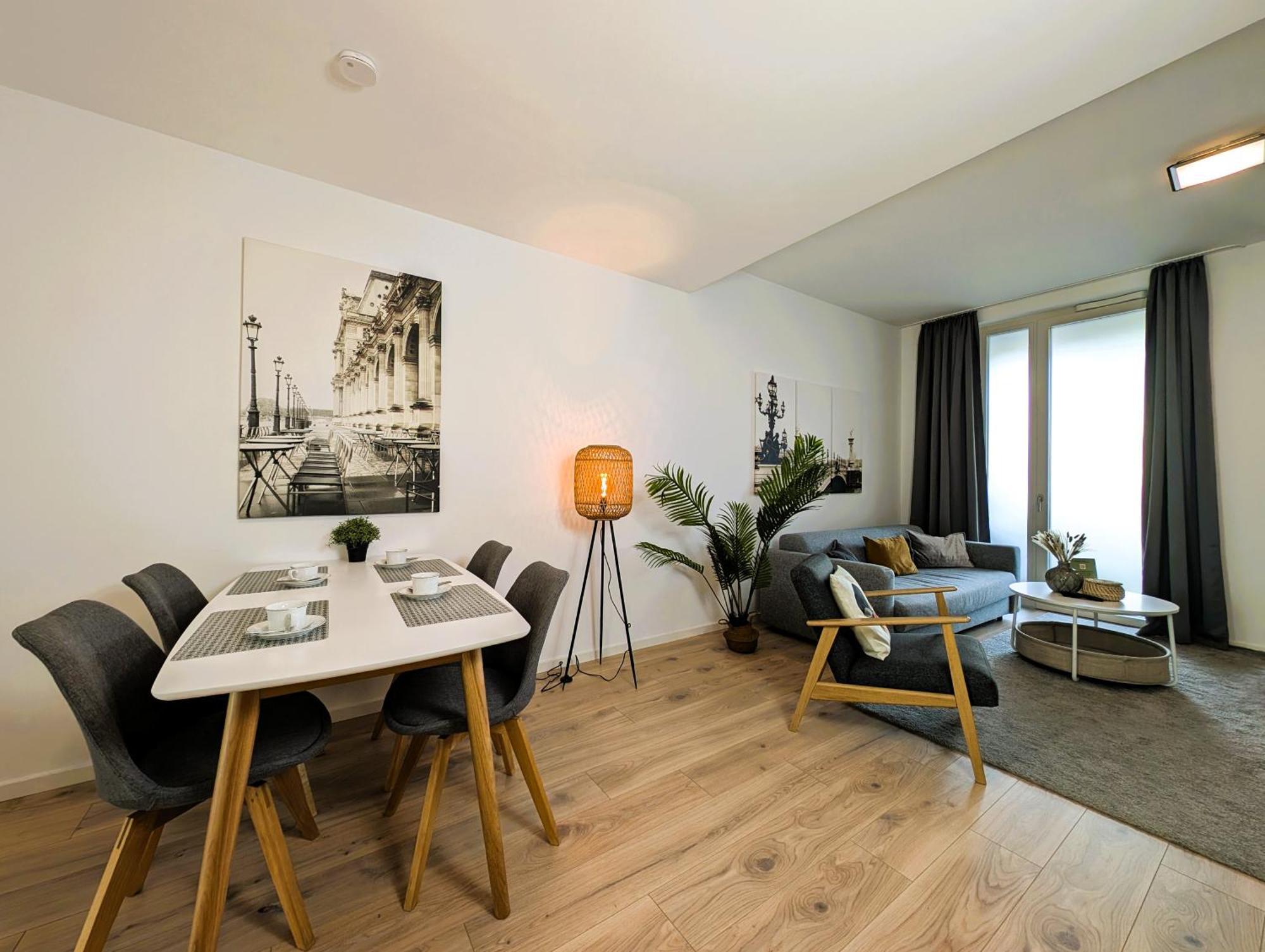 Bohnapartments - Nordkap-Suiten - Gratis Parkplatz - Moderner Neubau - Erdgeschoss - Fussbodenheizung Erfurt Exterior photo